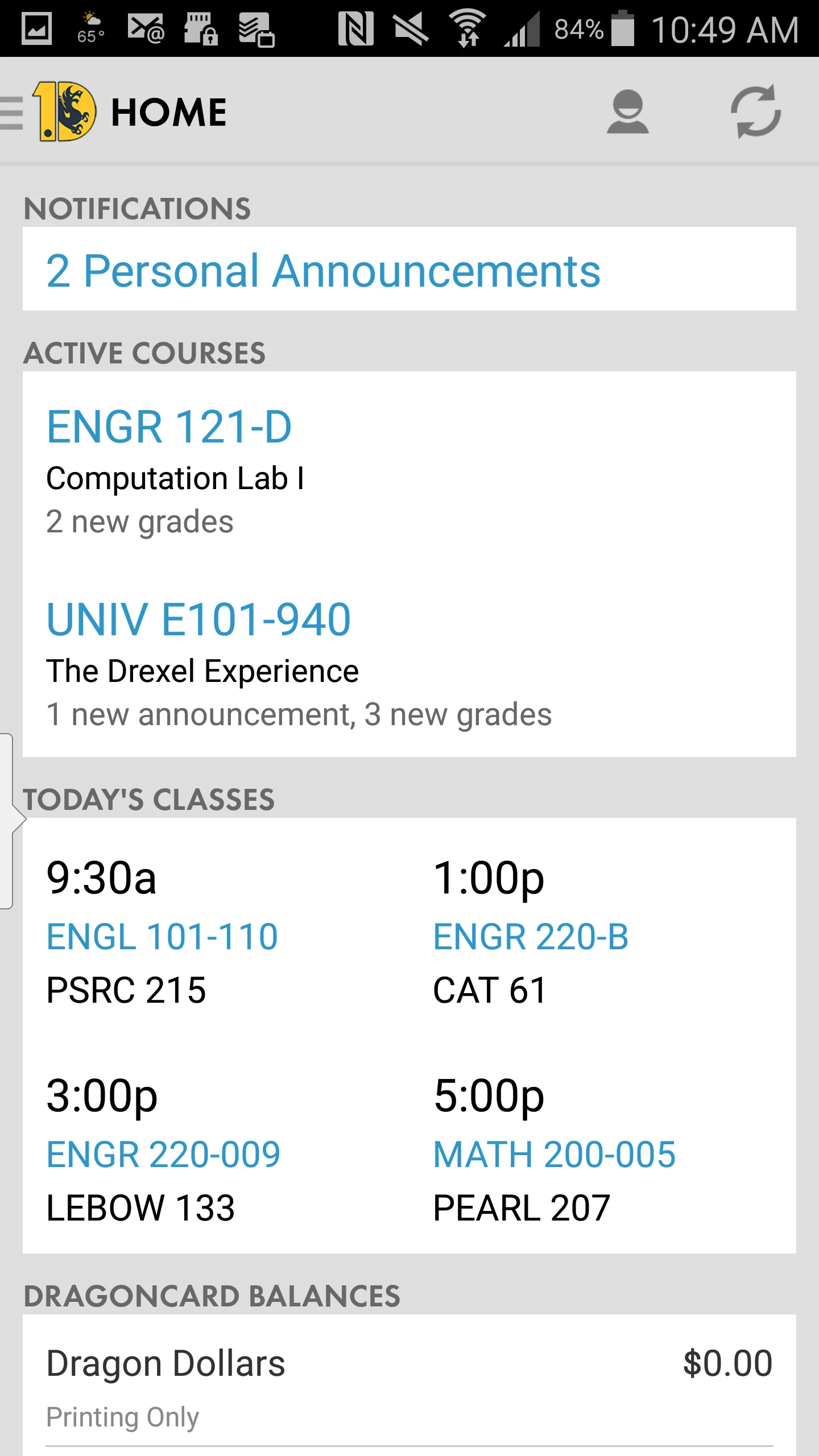 DrexelOne screenshot