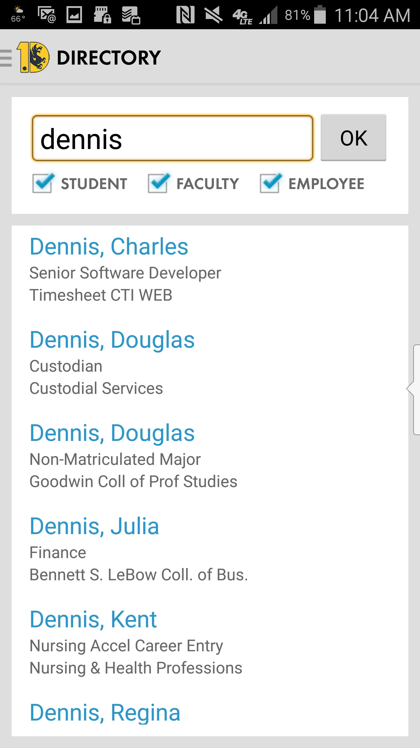 DrexelOne screenshot